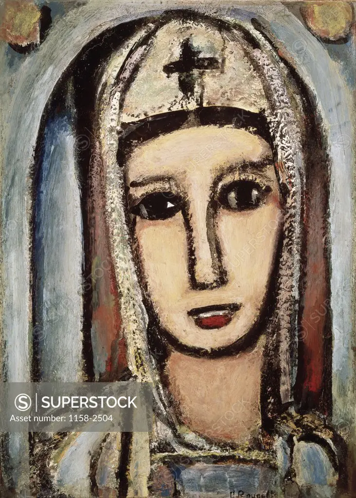 Veronica by Georges Rouault, circa 1945, 1871-1958