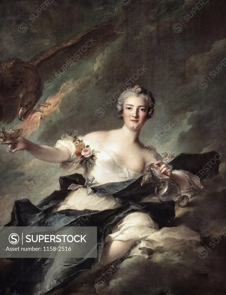 The Duchess Of Chaulnes, As Hebe 1744 Jean-Marc Nattier (1685-1766 French) Musee du Louvre, Paris, France