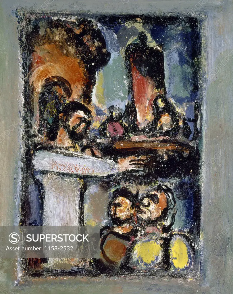 Scene of the Passion by Georges Rouault, (1871-1958), USA, Texas, Private Collection