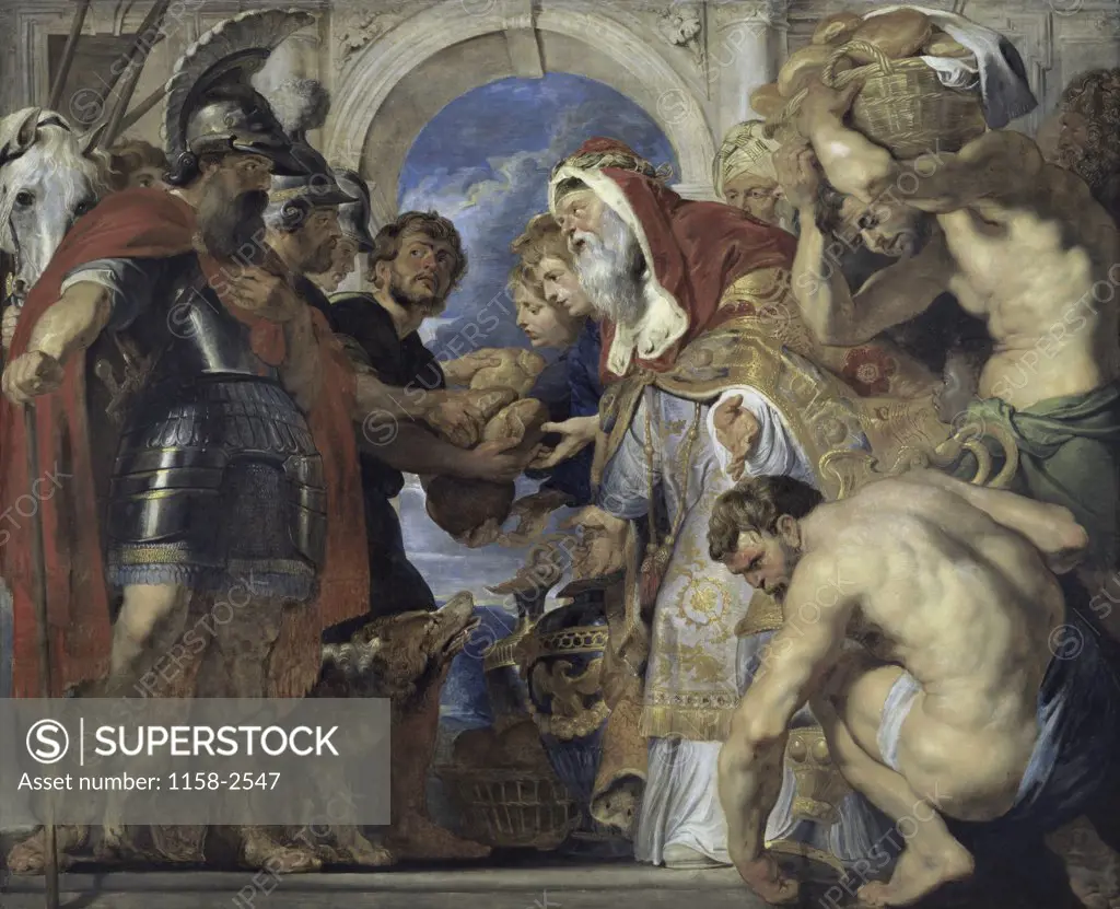 Abraham and Melchizedek Peter Paul Rubens (1577-1640/Flemish) Musee des Beaux-Arts, Caen, France 
