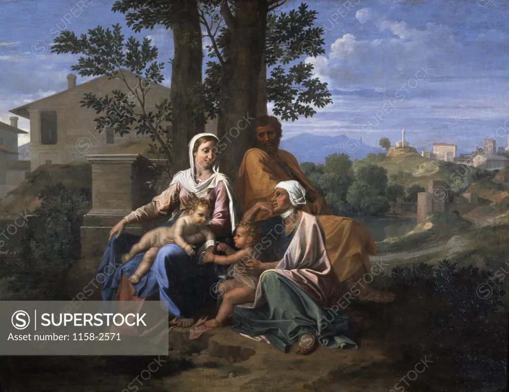 The Holy Family in a Landscape 17th C. Nicolas Poussin (1594-1665/French) Musee Du Louvre, Paris 