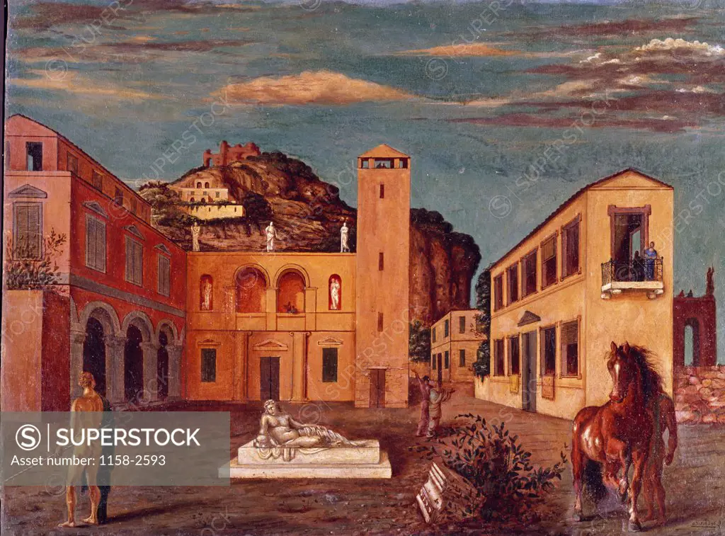 Place D'Italie by Giorgio de Chirico, 1888-1978
