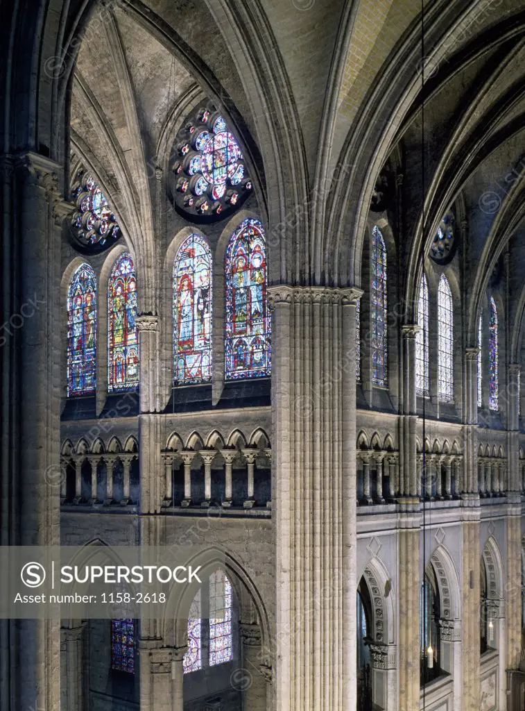 Crossing of Transept, Interiors, France, Chartres, Chartres Cathedral