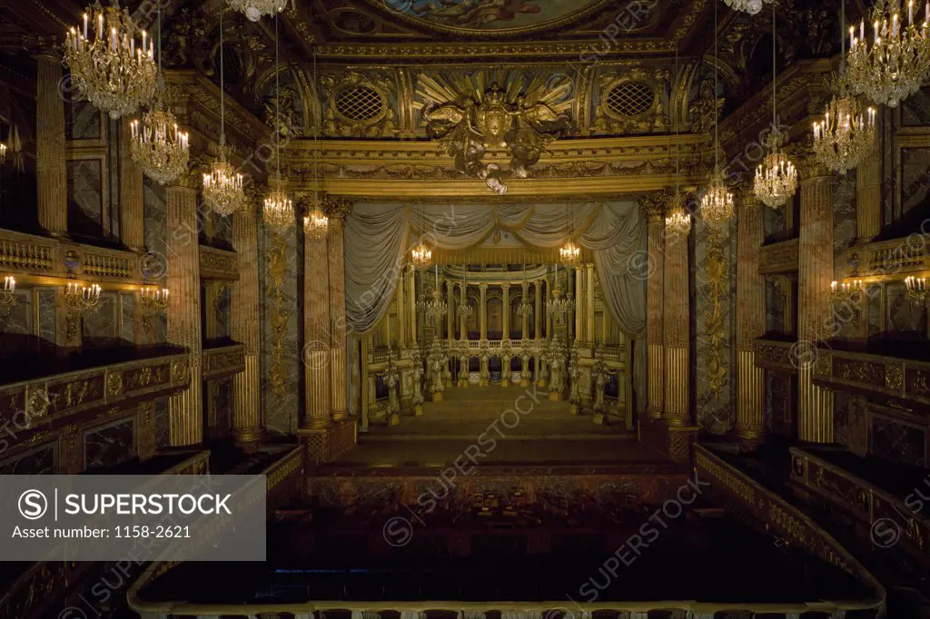 France, Ile-de-France, Versailles, Chateau de Versailles, Opera Room