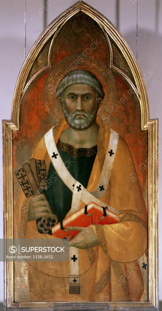 Saint Peter 14th C. Lippo Memmi (act.1317-1347 Italian) Musee du Louvre, Paris 