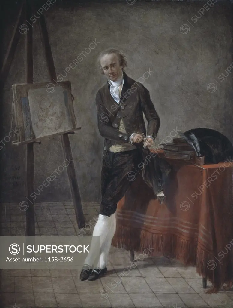 Title Unknown Jacques Henri Sablet (1749-1803 Swiss) Oil On Canvas Musee du Louvre, Paris, France