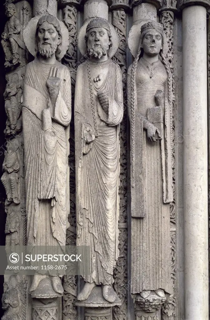 Jamb Figures Central Porch, West Facade Artist Unknown Chartres Cathedral, France 