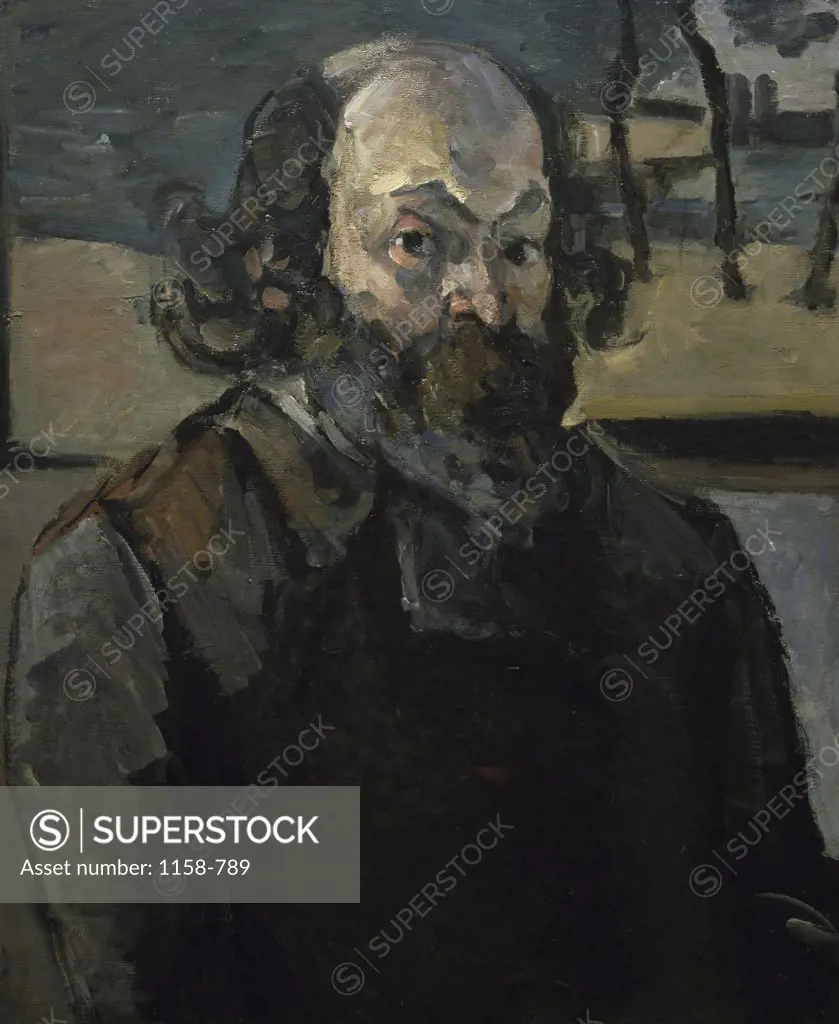 Portrait of the Artist Paul Cezanne (1839-1906 French) Oil on canvas Musee d' Orsay, Paris, France