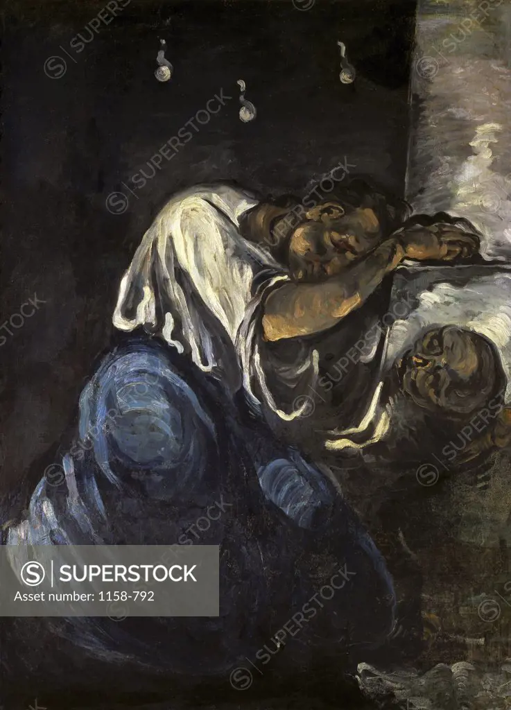 The Madeleine or Grief (La madeleine ou la douleur) c. 1865-1868 Paul Cezanne (1839-1906 French) Oil on canvas Musee d'Orsay, Paris, France 