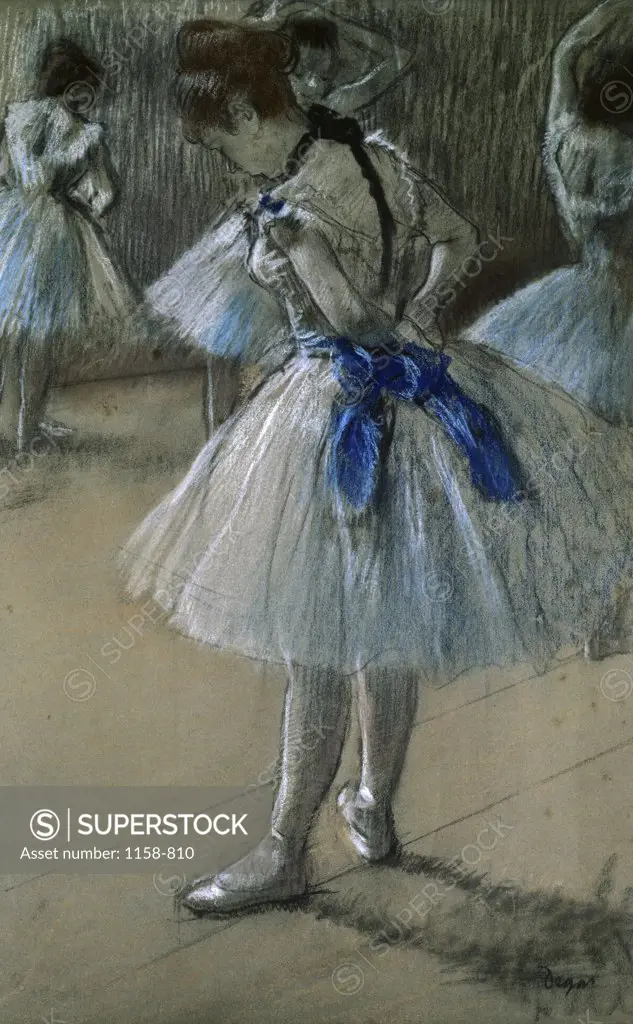 DANSEUSE DANCER PASTEL/CHAR/CHALK Degas, Edgar 1834 d1917 French Annenberg Collection, Palm Springs, California 