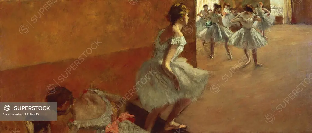 Dancers Climbing the Stairs  19th C.  Edgar Degas (1834-1917/French)  Musee d'Orsay, Paris 