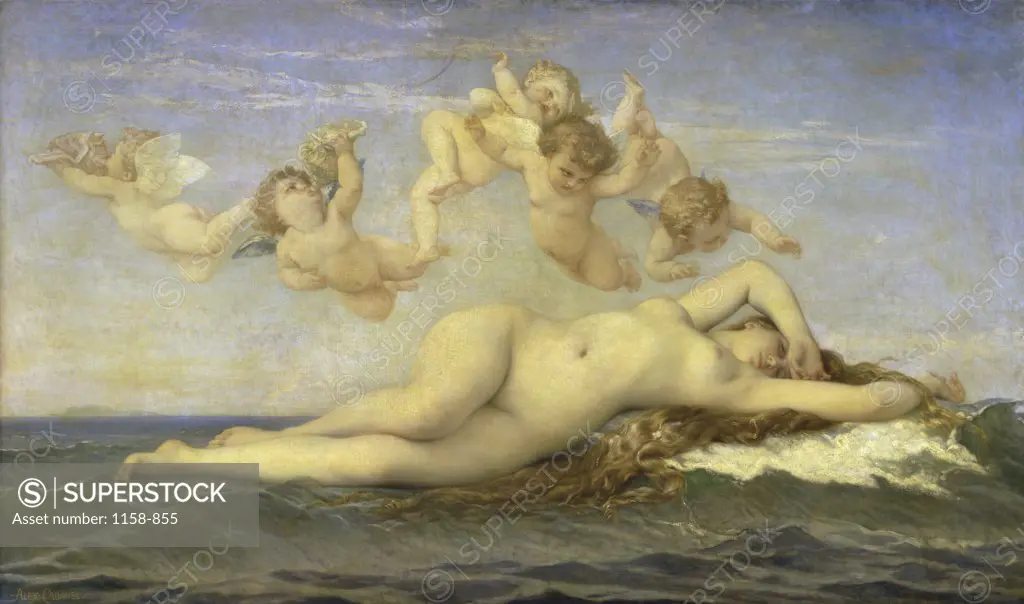 The Birth of Venus  Naissance de Venus  1855  Alexandre Cabanel (1823-1889/French)  Musee d'Orsay, Paris 