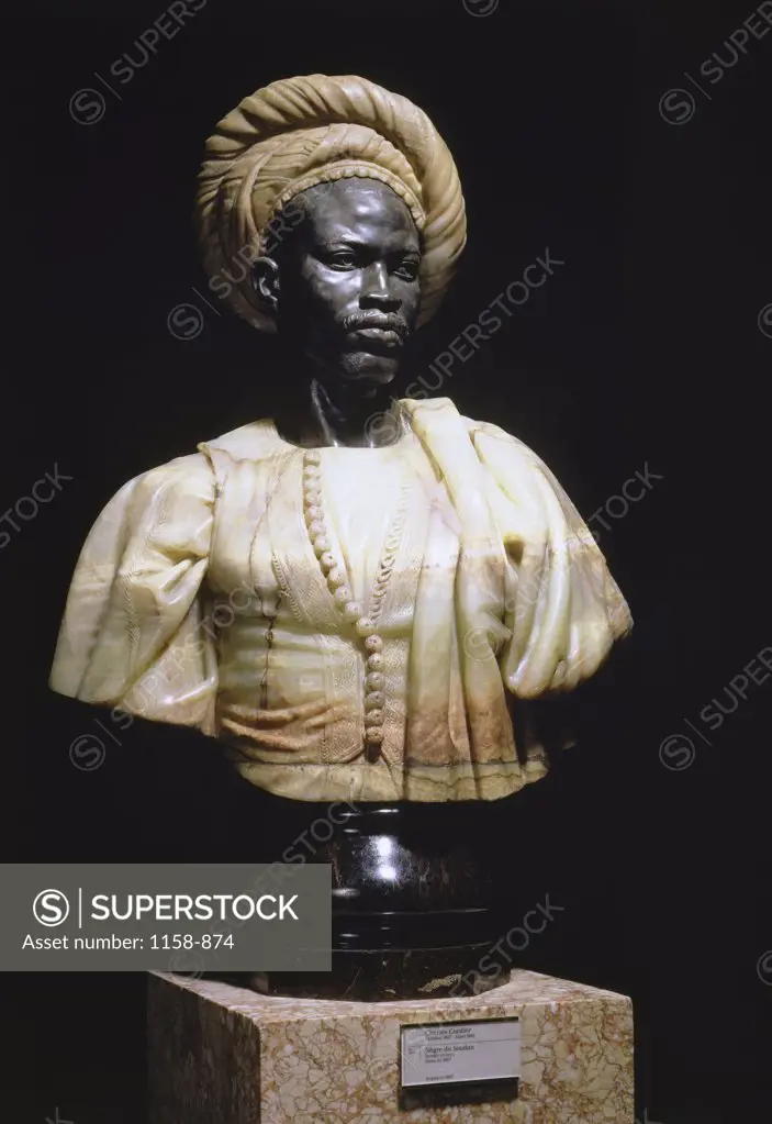 Negre du Soudan 1857 Sculpture Charles Henri Joseph Cordier 1827-1905/French Muse d'Orsay, Paris