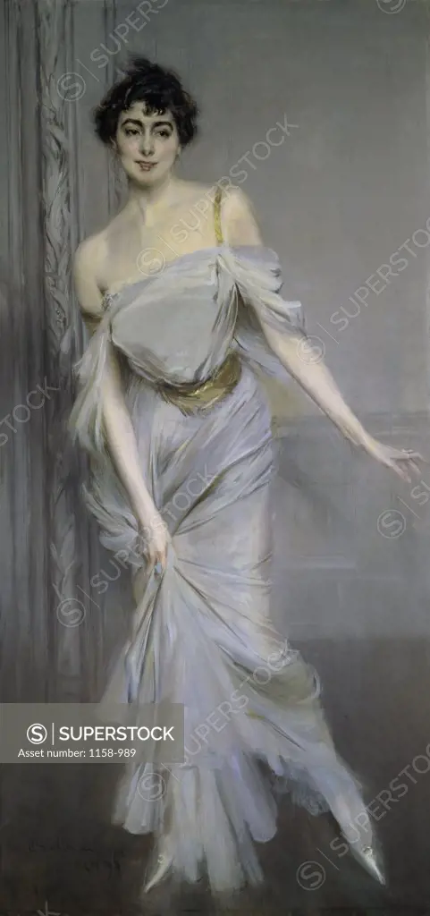 Madame Charles Max  1896  Giovanni Boldini (1845-1931/Italian)  Musee d'Orsay, Paris    