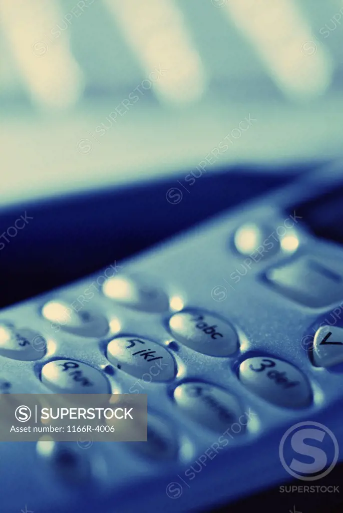 Close-up of a mobile phone