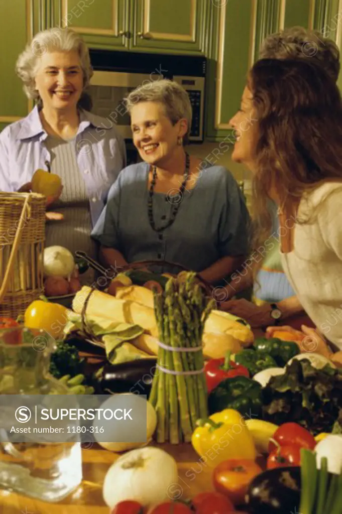 Group of women in a kitchen