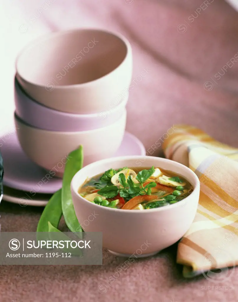 Vegetable Broth in a bowl