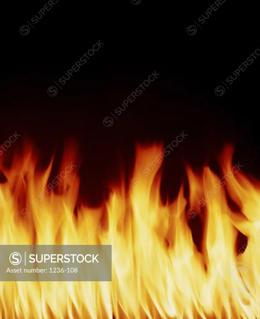 Close-up of a fire