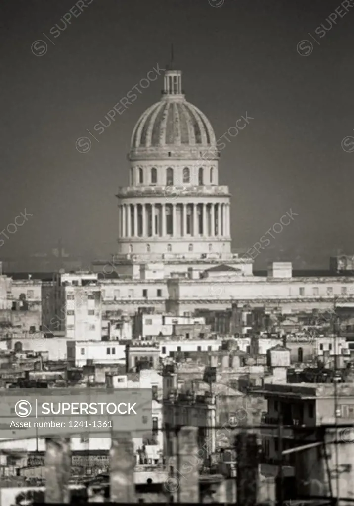 High angle view of a government building, Capitol Building, Havana, Cuba