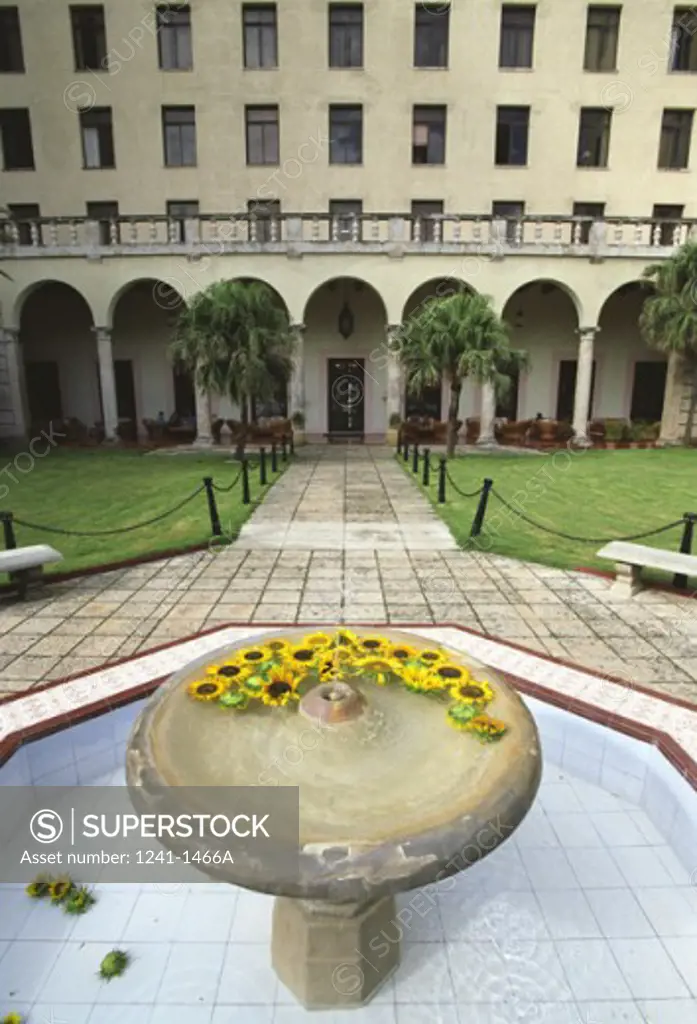 Fountain in front of Hotel Nacional, Havana, Cuba
