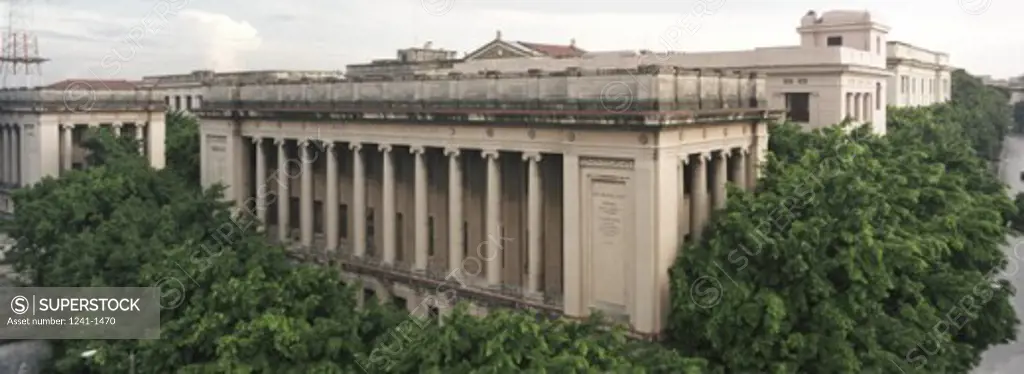 View of an ancient building in Havana, Cuba