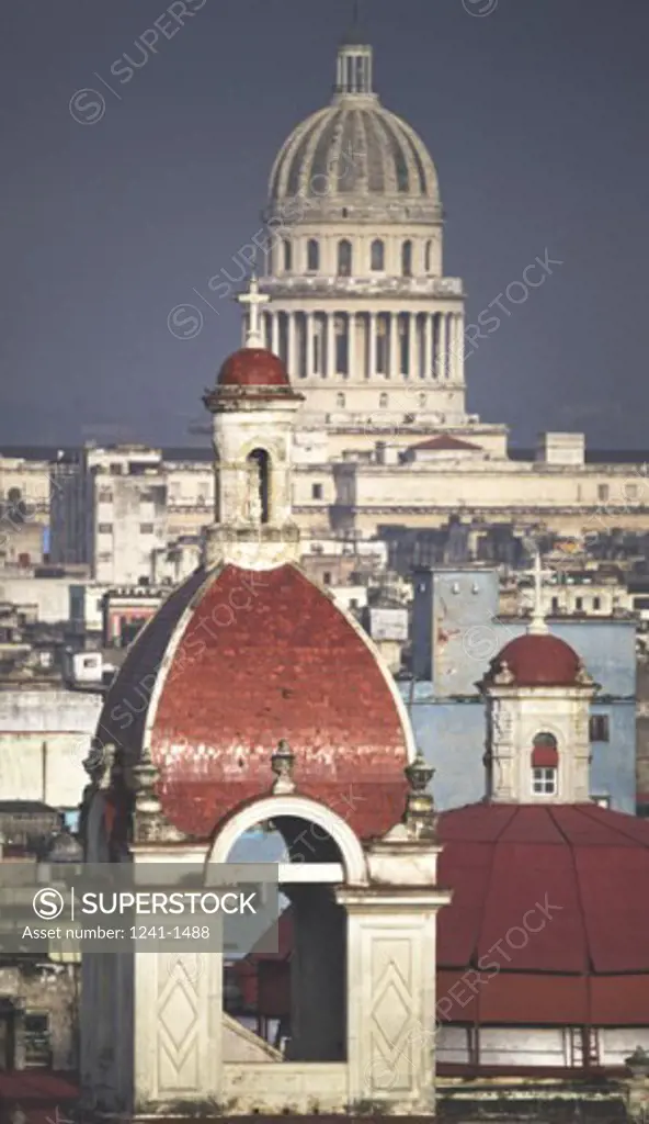 High angle view of a government building, Capitol Building, Havana, Cuba