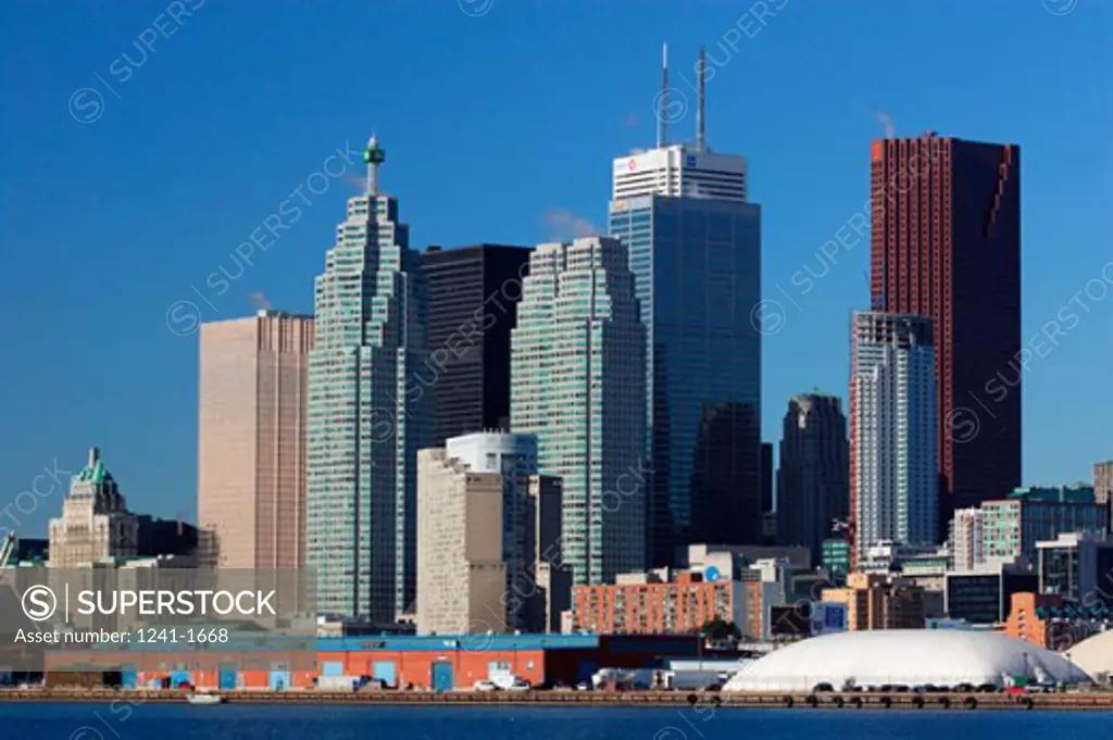 Skyscrapers on the waterfront, Toronto, Ontario, Canada