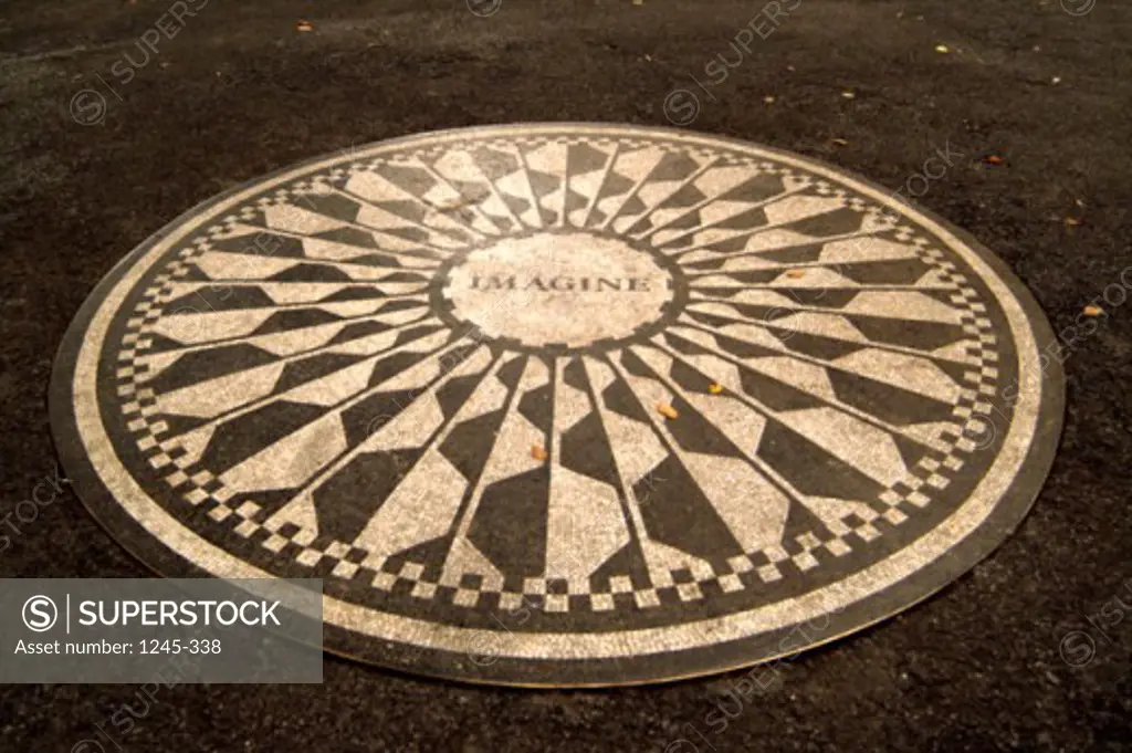 Imagine Mosaic Strawberry Fields Central Park New York City  USA