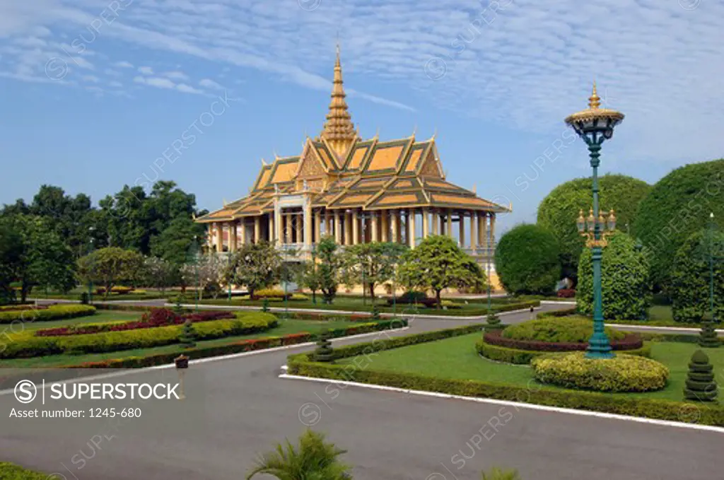 Cambodia, Phnom Penh, King's palace