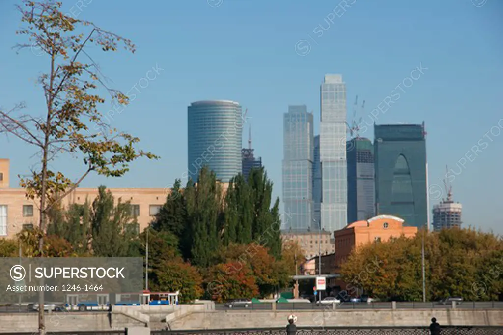 RUSSIA, Moscow,City centre: Modern high-rise buildings