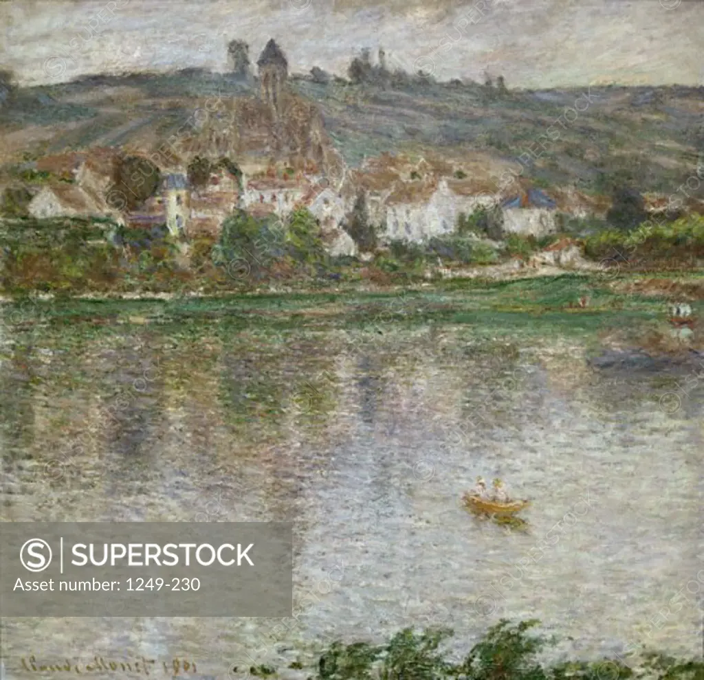 Vetheuil 1901 Claude Monet (1840-1926 French) Oil on canvas Pushkin Museum of Fine Arts, Moscow, Russia
