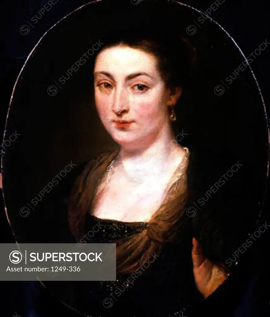Portrait of Isabella Brandt by Peter Paul Rubens, oil on wood, 1615, 1577-1640, Russia, Moscow, Pushkins Museum of Fine Arts