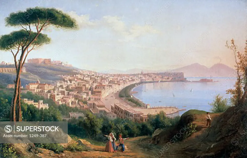 View on Naples 1829 Sillvestr Feodosevich Shchedrin 1791-1830 Russian Ryazan Artistic Museum Russia 