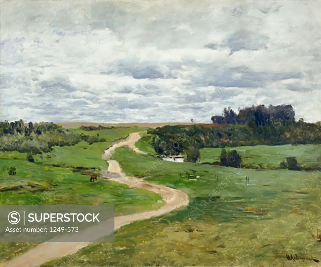 A Road 1898 Isaak Il'ic Levitan (1860-1900 Russian) Ivanovo Provincial Art Museum, Russia