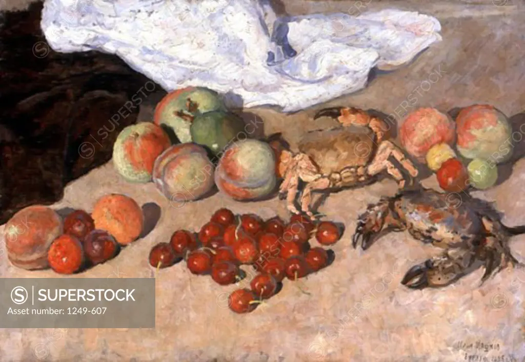 Still Life with Crabs by Il'ja Ivanovic Maskov, 1925, 1881-1944, Russia, Vologda Regional Art Gallery