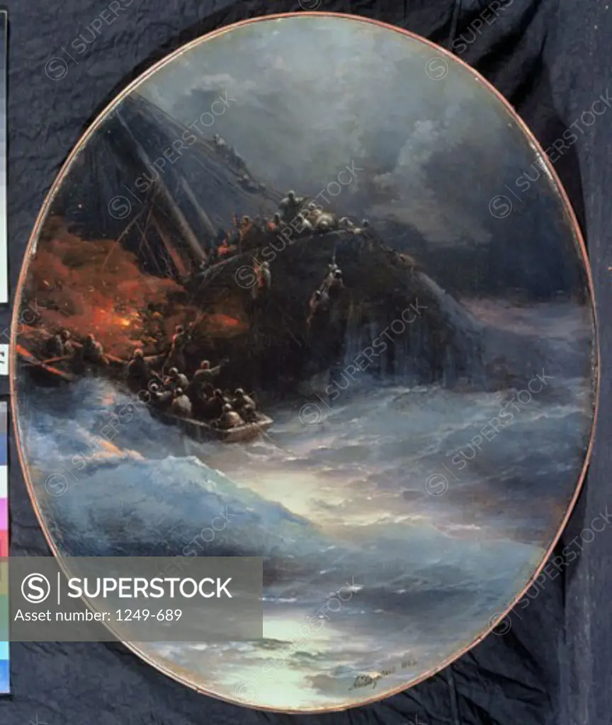 The Shipwreck 1883 Ivan Konstantinovic Ivazovsky (1817-1900 Russian) Vologda Regional Art Gallery, Russia 