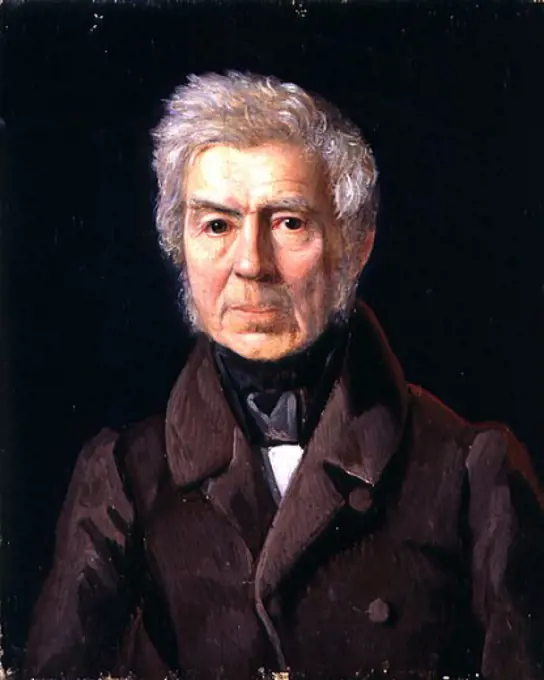 Portrait of A. T. Venetzianov by Sergei K. Zarianko, 1830, 1818-1870, Russia, Ivanovo, Ivanovo Local Museum of Arts