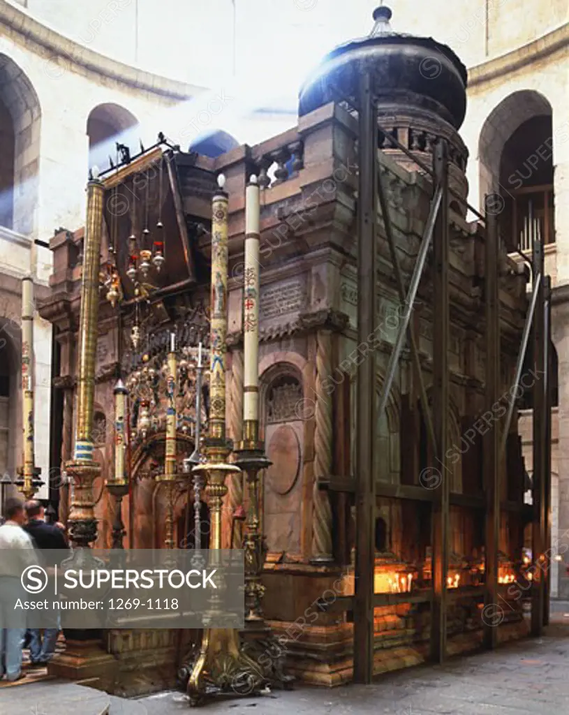 Low angle view of a church, Church of the Holy Sepulchre, Jerusalem, Israel