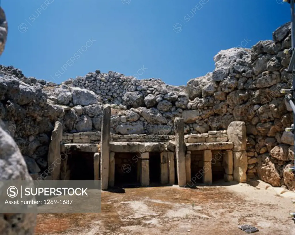 Ggantija Temple Gozo Island Malta