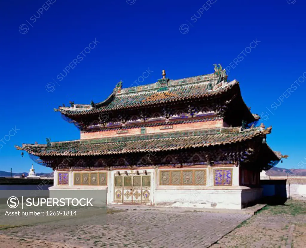 Western Temple Erdene Zuu Monastery Khar Khorin Mongolia