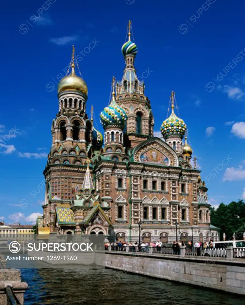 Low angle view of a church, Church of the Resurrection of Christ, St. Petersburg, Russia