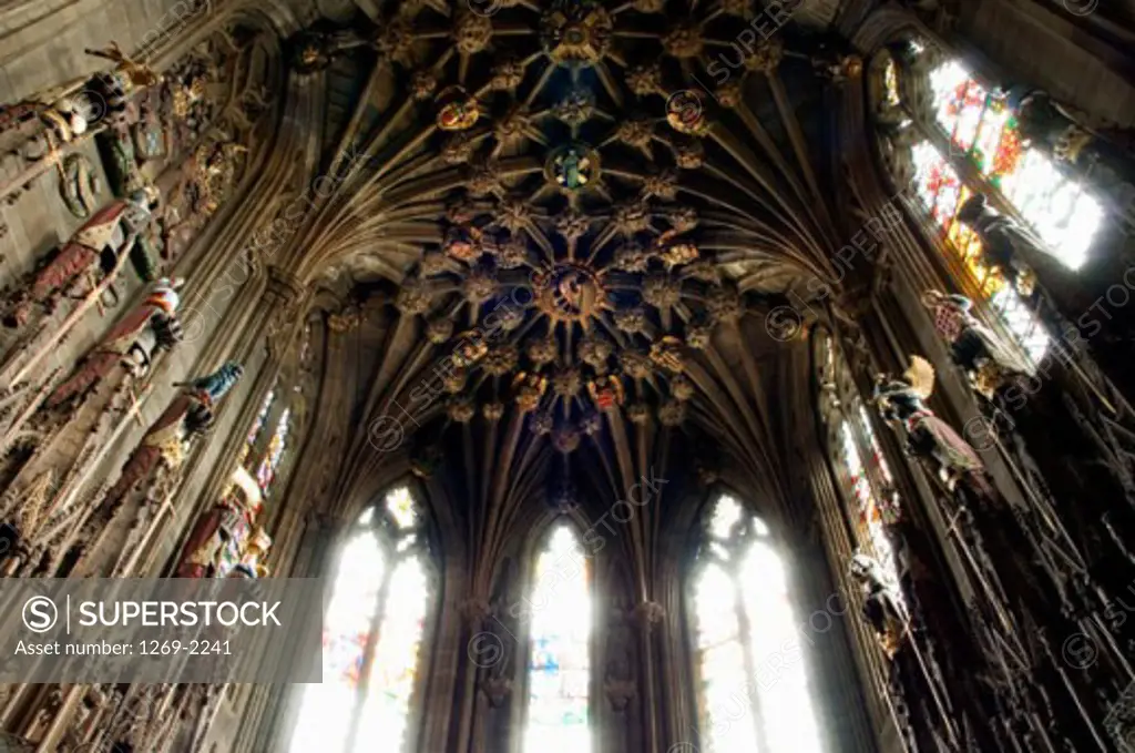 Interior of a chapel, Thistle Chapel, St. Giles Cathedral, Edinburgh, Scotland