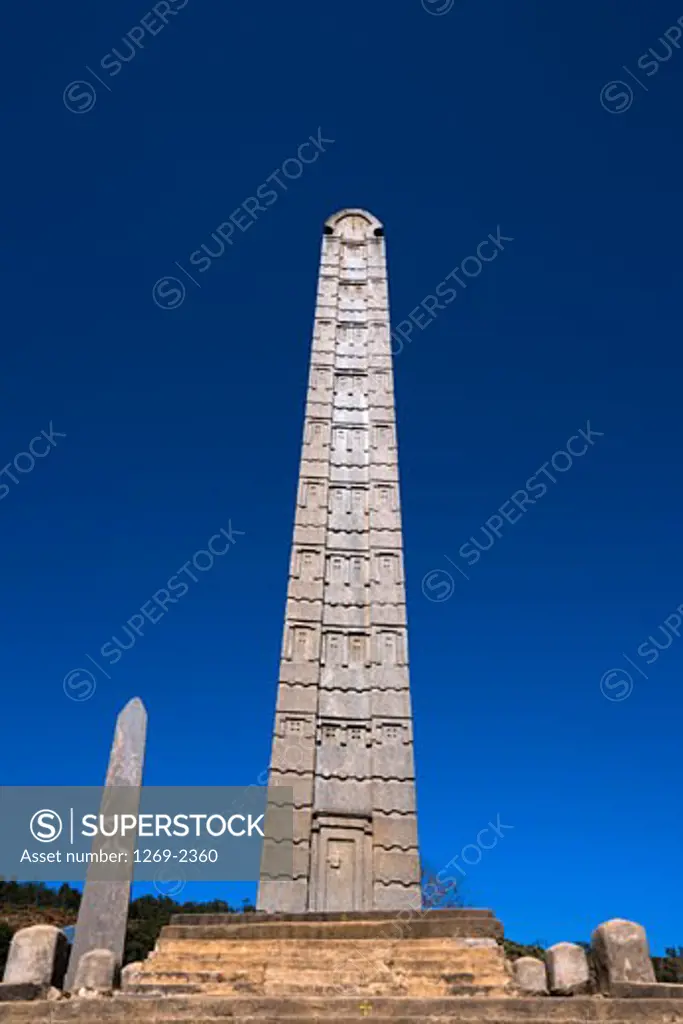 Low angle view of an obelisk, Obelisk of Axum, Axum, Ethiopia