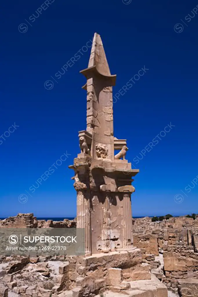 Ruins of an ancient city, Sabratha, Tripolitania, Libya