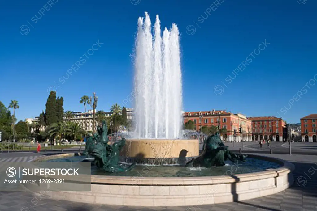 Fountain in a museum, Massena Museum, Nice, Provence-Alpes-Cote d'Azur, France