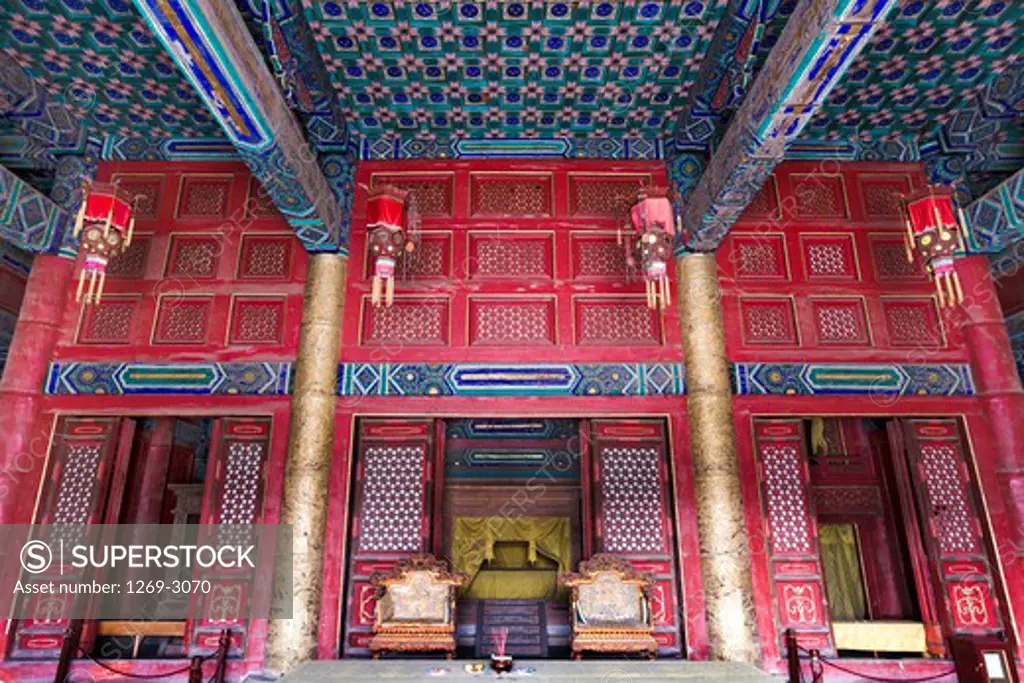 Interiors of a mausoleum, Chongling Mausoleum, Western Qing Tombs, Hebei Province, China
