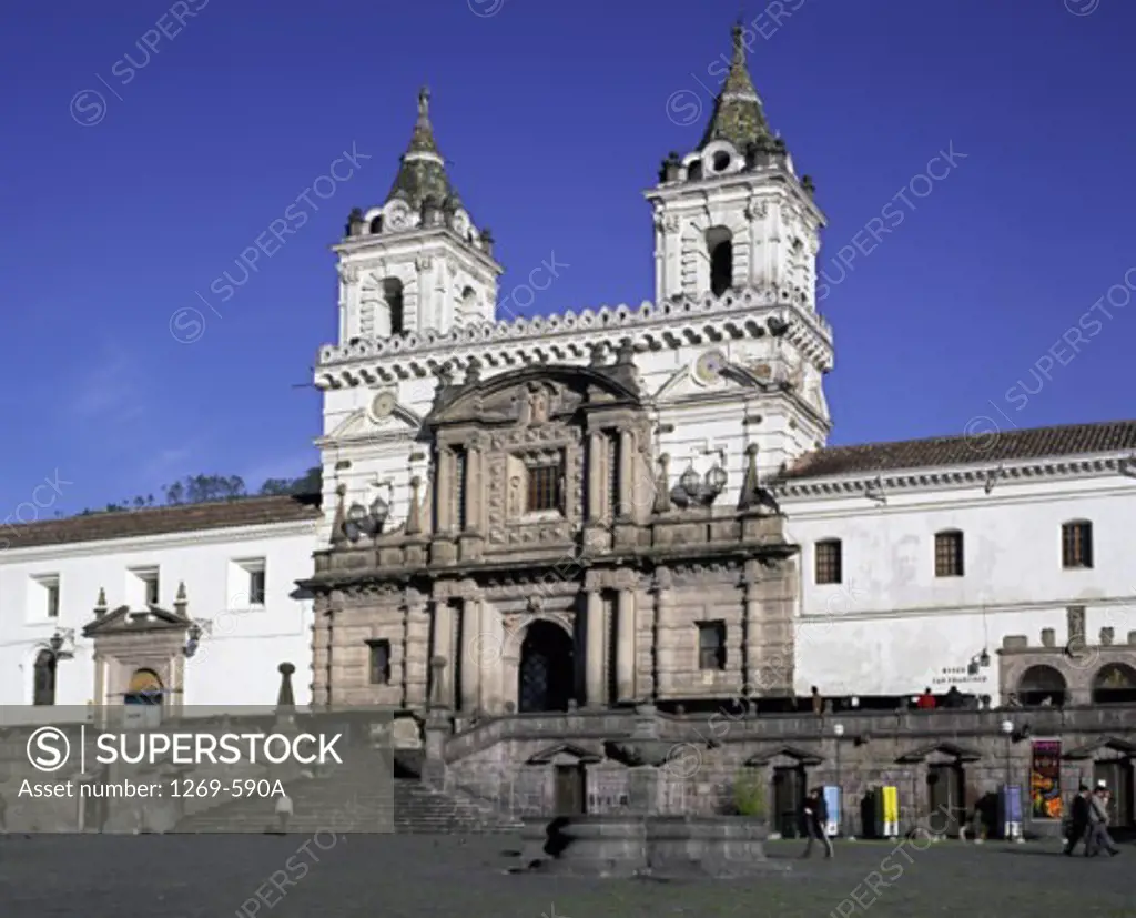 Low angle view of a church, Church of San Francisco, Quito, Ecuador