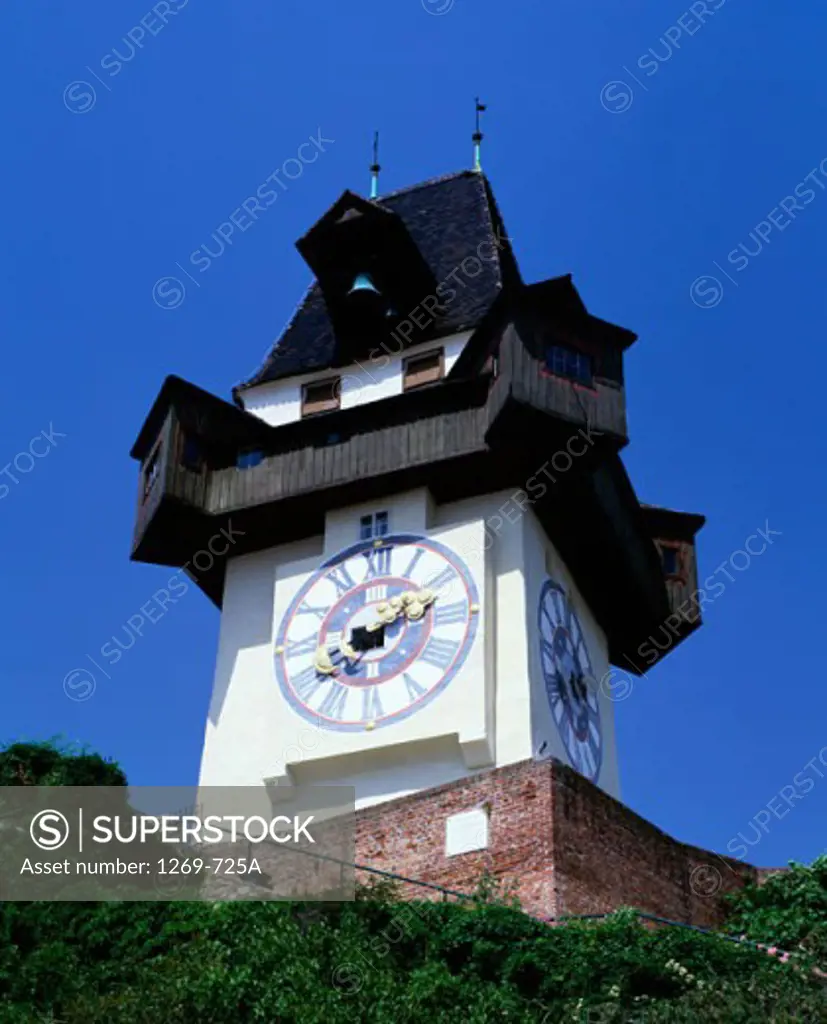 A clock tower, Graz, Austria