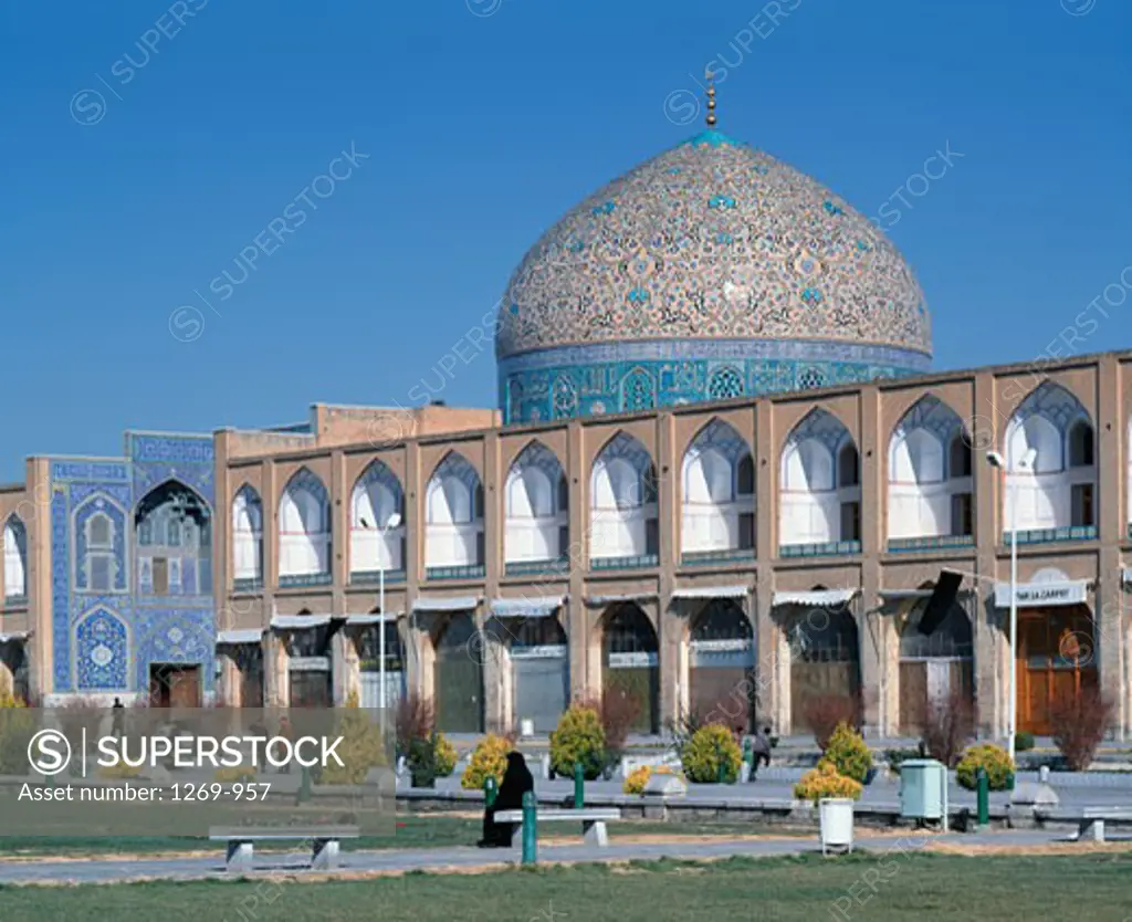 Facade of a mosque, Sheikh Lotfallah Mosque, Isfahan, Iran