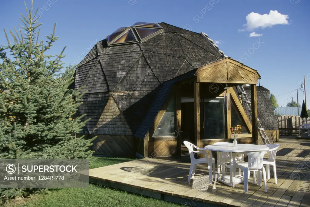 Polygon shaped house, Ketchum, Idaho, USA
